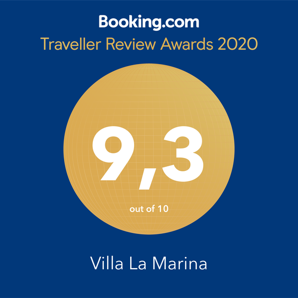 Villa La Marina Booking.com 9,3/10 score